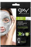Oxy Bubble Mask Purifying Sheet Mask With Activated Charcoal And Aloe Vera - Deep Cleansing, Hydrating, Smoothing - One-time Use