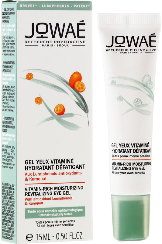 Jowae Revitalizing Eye Gel Instant Hydration With Kumquat Extract 15ml For Fresh Eyes