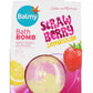 Balmy Bath Bomb Softening Moisturizing Skin With Strawberry Lemonade Scent 160g