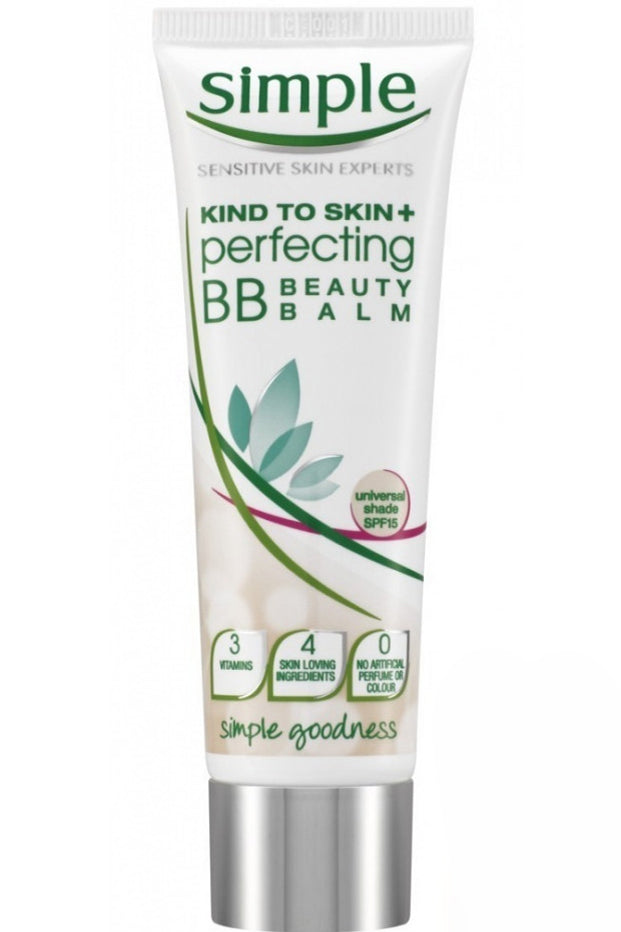 Simple Kind To Skin Perfecting Beauty Bb Balm يرطب ويوحد لون البشرة مع عامل حماية من الشمس SPF 15، 50 مل.