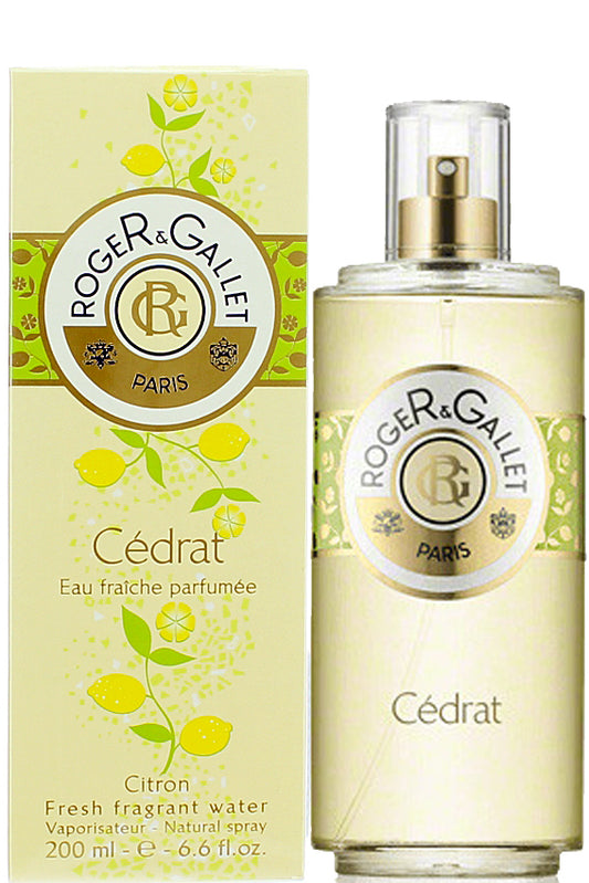 Roger And Gallet Cédrat ماء عطري منعش بالحمضيات وخشب الأرز 200 مل من كالابريا