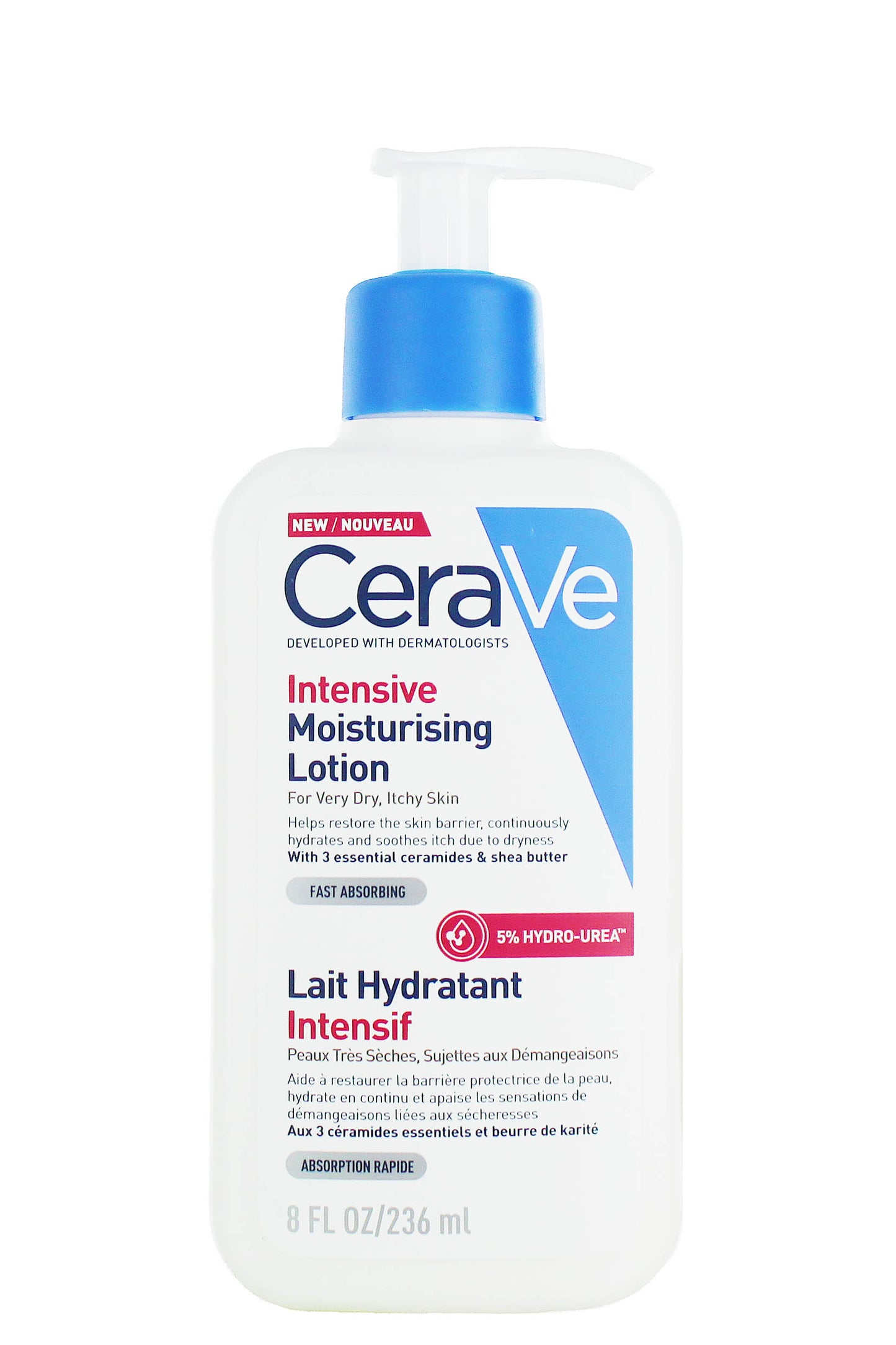 Cerave Intense Moist Lotion 8oz إنجليزي-فرنسي