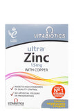 Vitabiotics Ultra Zinc لدعم المناعة، 60 قرصًا مع زنك بيكولينات عالي الامتصاص، فيتامين C و D3، عبوة