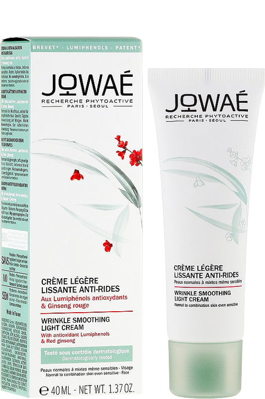 Jowae Wrinkle Smoothing Light Cream Deep Hydration & Anti-aging With Lumiphenols 40ml