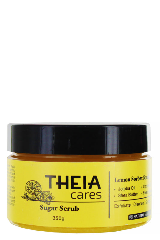 Theia - مقشر جسم بالسكر - سوربيه الليمون - 350 جم
