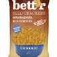 Smart Organics So Wholegrain Seed Crackers With Coconut Oil 150g, Wholegrain Wheat Flour, Sesame Seeds
