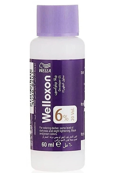 Wella Welloxon 6% Herbal Developer Cream For Gentle Hair Color Lightening 60ml