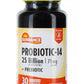Sundance Probiotics لدعم صحة الجهاز الهضمي بـ 25 مليار وحدة تشكيل مستعمرة من سلالات البروبيوتيك - 30 كبسولة نباتية
