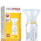 فاصل الغرفة الصغيرة Rossmax لأجهزة الاستنشاق بالجرعات المقننة - تصميم مضاد للكهرباء الساكنة مع قناع سيليكون ناعم، سعة 175 مل، محمول وسهل التنظيف