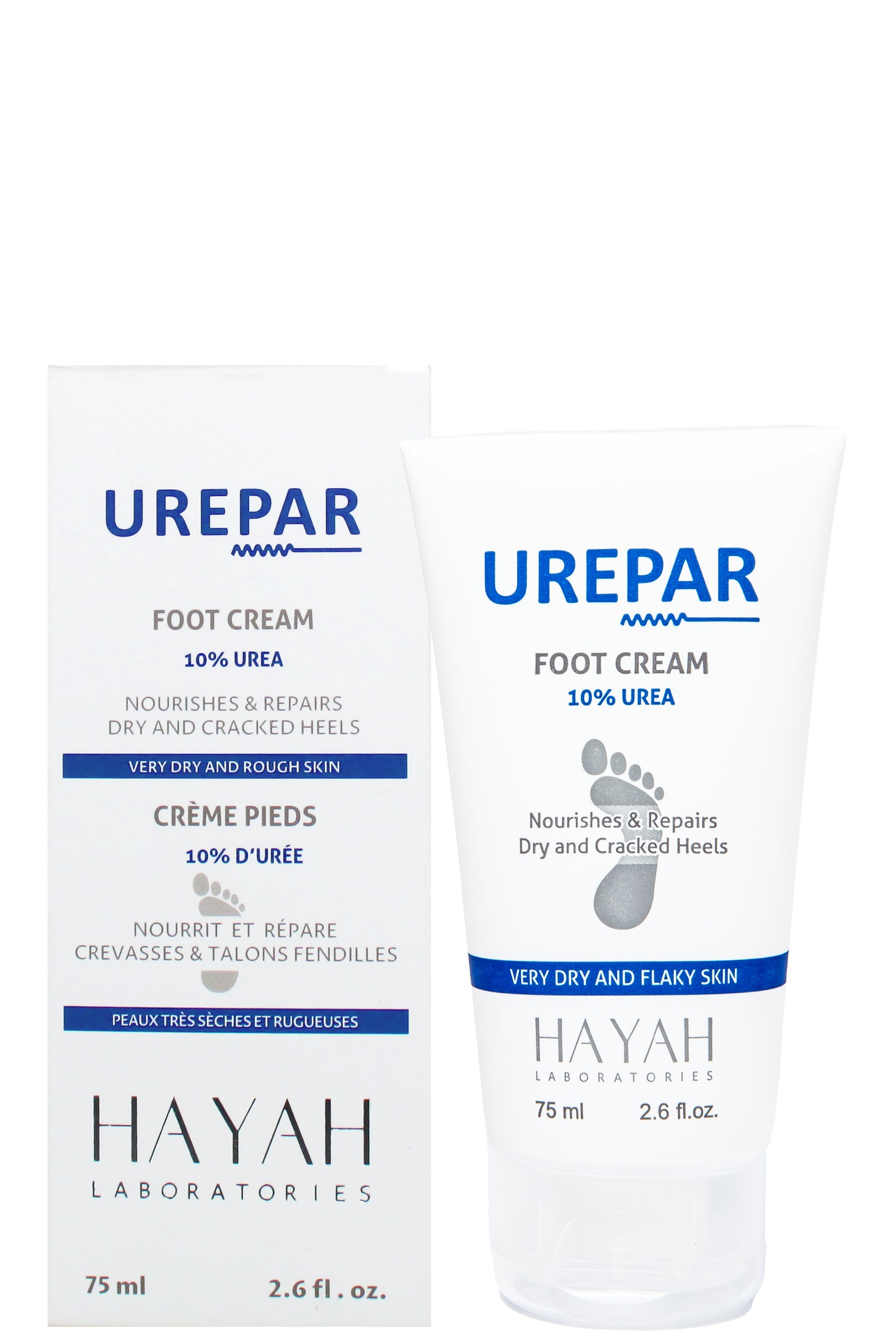 Hayah Straline Foot Cream Deeply Hydrating Formula With Urea And Aloe Vera 100ml