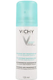 Vichy 48h مزيل العرق سبراي المضاد للتعرق لا يترك آثار حماية طويلة الأمد ضد التعرق تركيبة سريعة الجفاف 125 مل