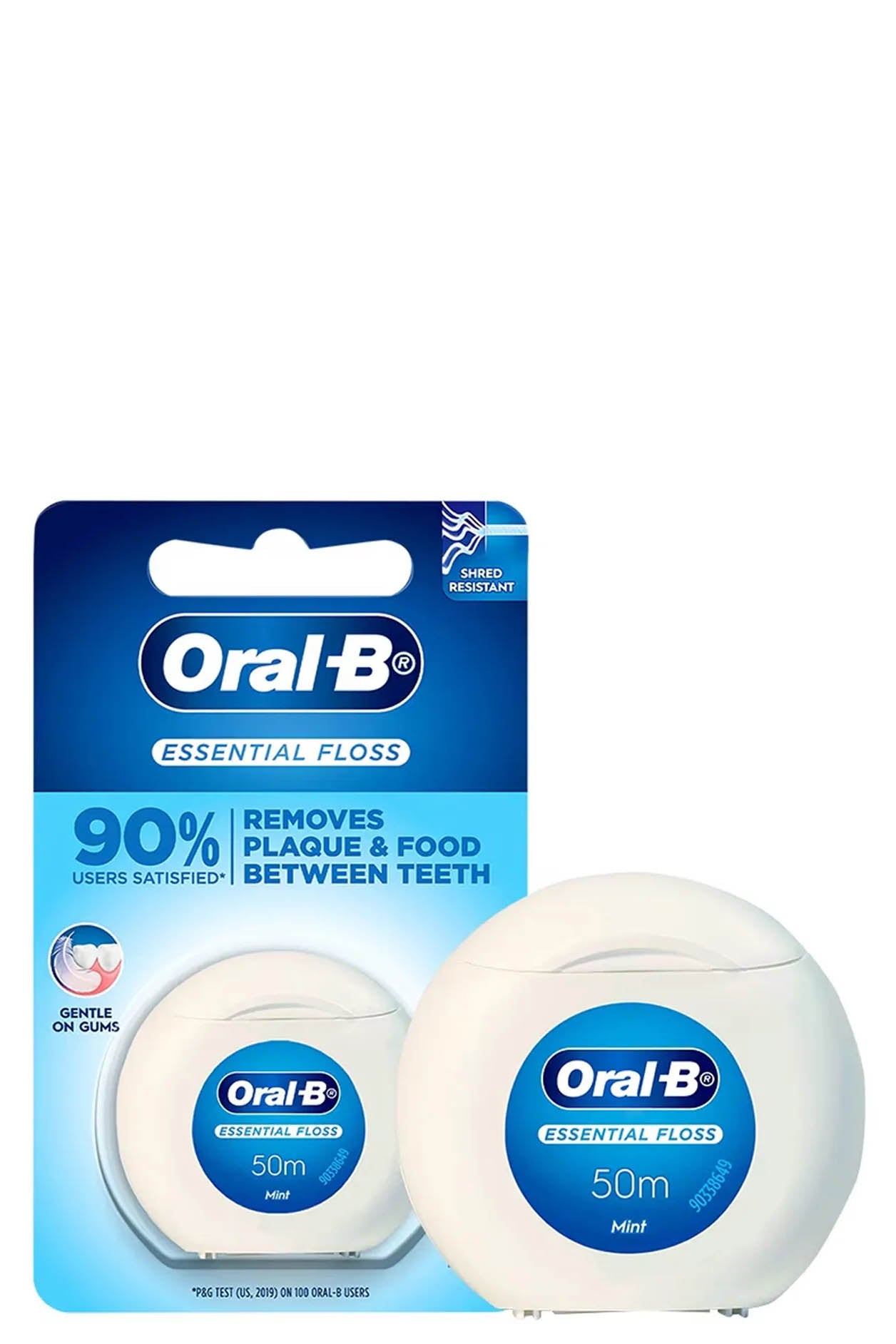 Oral-b خيط تنظيف الأسنان 50 م لإزالة البلاك من المساحات الضيقة