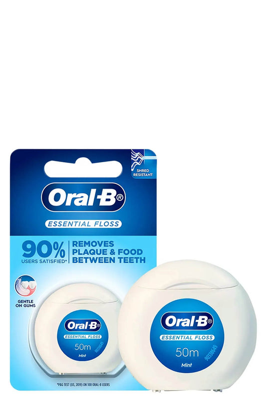 Oral-b خيط تنظيف الأسنان 50 م لإزالة البلاك من المساحات الضيقة