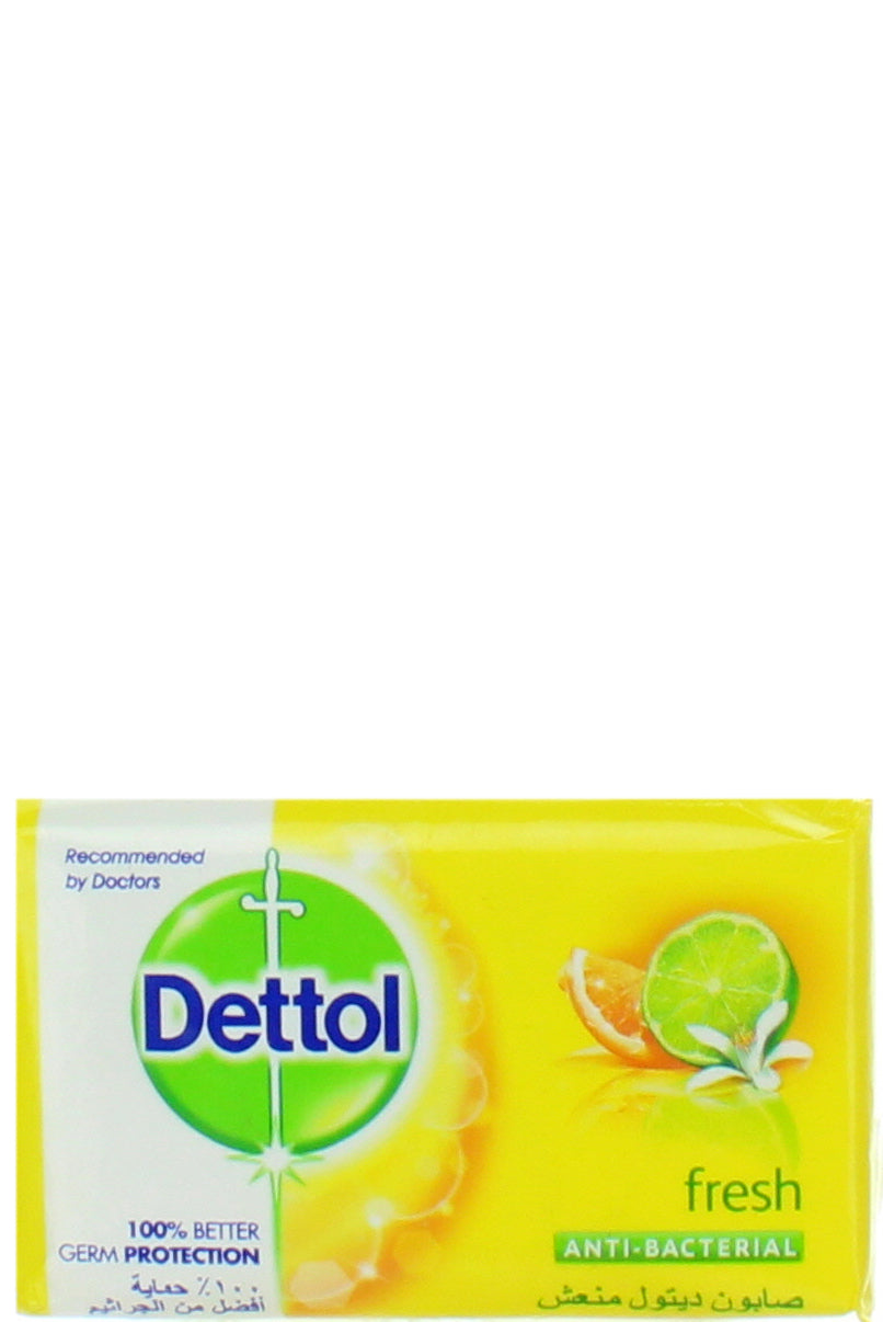 Dettol Fresh Soap With Citrus Fragrance For Odor Protection 165g