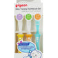 Pigeon Training Toothbrush Set Soft Bristles For Children Age-appropriate Sizes Colorful Designs