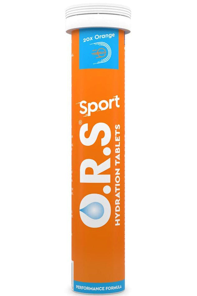 Ors Sport Electrolyte Tablets For Hydration And Muscle Support With Sodium, Potassium, Magnesium - 20 Tablets, Orange Flavor