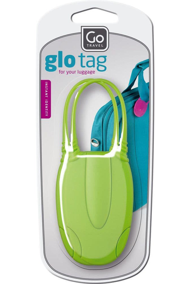 Go Travel Glo Bag Tags - Bold Luggage Labels With Secure Name Check Window And Snap-lock Design