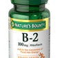 Nature's Bounty فيتامين ب2 100 ملجم ريبوفلافين لدعم استقلاب الطاقة 100 قرص