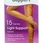 Mckesson Light Support Knee Tights ضغط لطيف لتقليل التورم مقاس صغير لون أسود