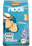 Mogli Organic Coconut Biscuits 125g - Spelt With Tropical Coconut Flavor, Bio-dynamic Farming