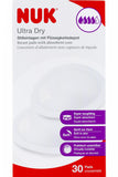 Nuk Ultra Dry Breast Pads For Breastfeeding Mothers - Anatomical, Hygienic, Soft - 30 Pads Per Box