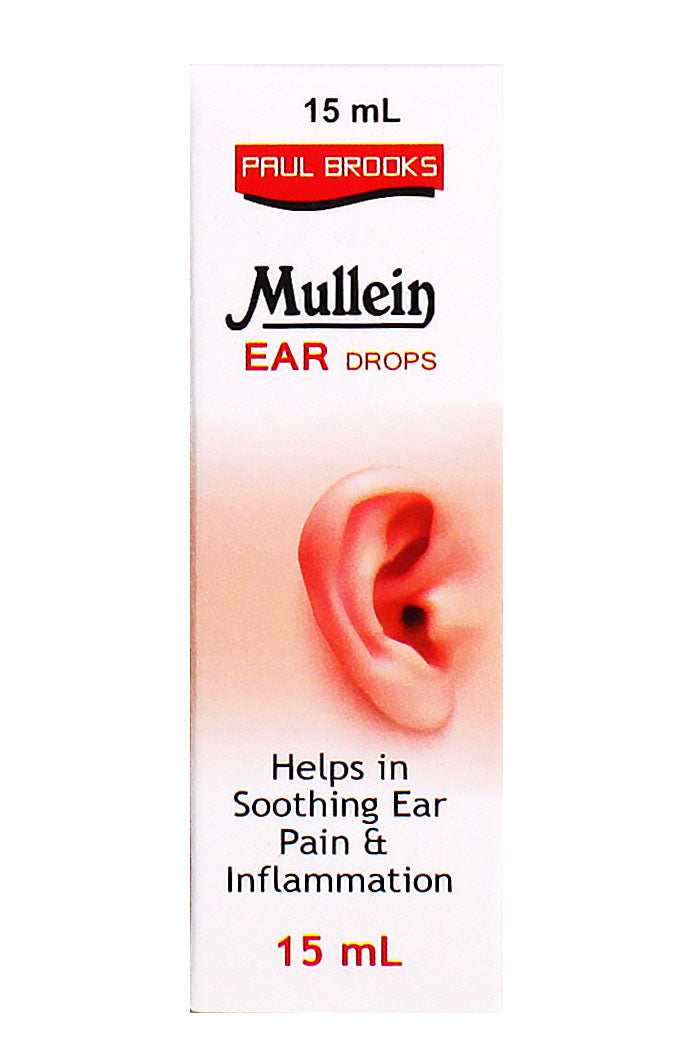 Mullein Ear Drops, Natural Soothing Relief With Mullein Extract, 15 Ml Ear Drops, Bottle