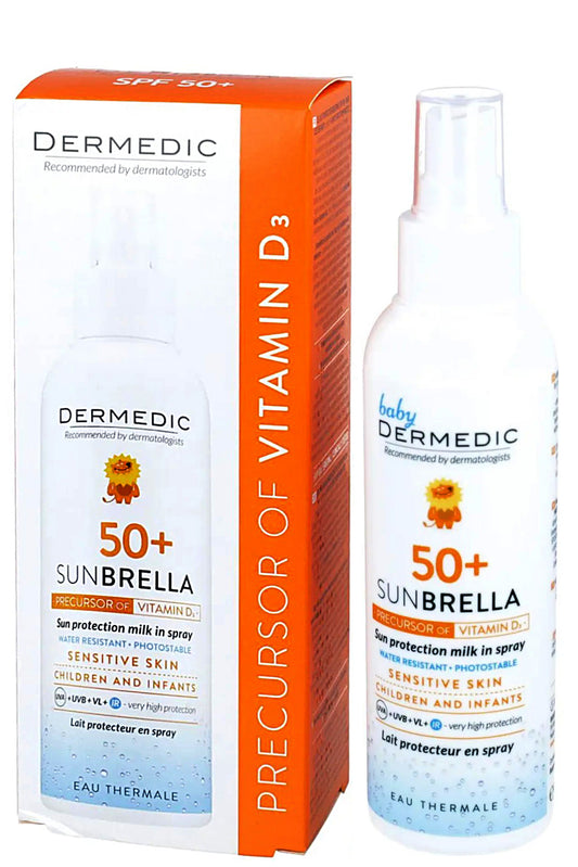 Dermedic Sunbrella Baby Spf 50+ بخاخ حليب واقي شمسي 150 مل