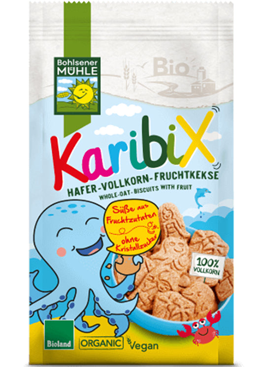 Bohlsener Mühle Karibix Whole Oat Biscuits With Fruits - 125g