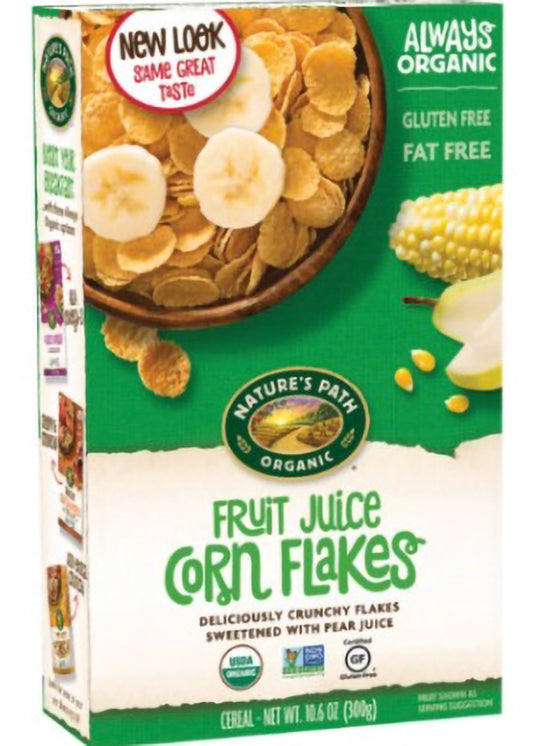 Nature's Path Fjs Corn Flakes 300g, Gluten-free, Sweetened With Fruit Juice