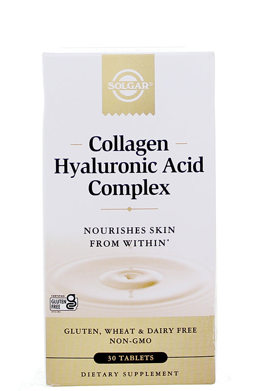 Solgar Collagen Hyaluronic Acid Complex Biocell Type Ii Joint Skin Support 30 Tablets