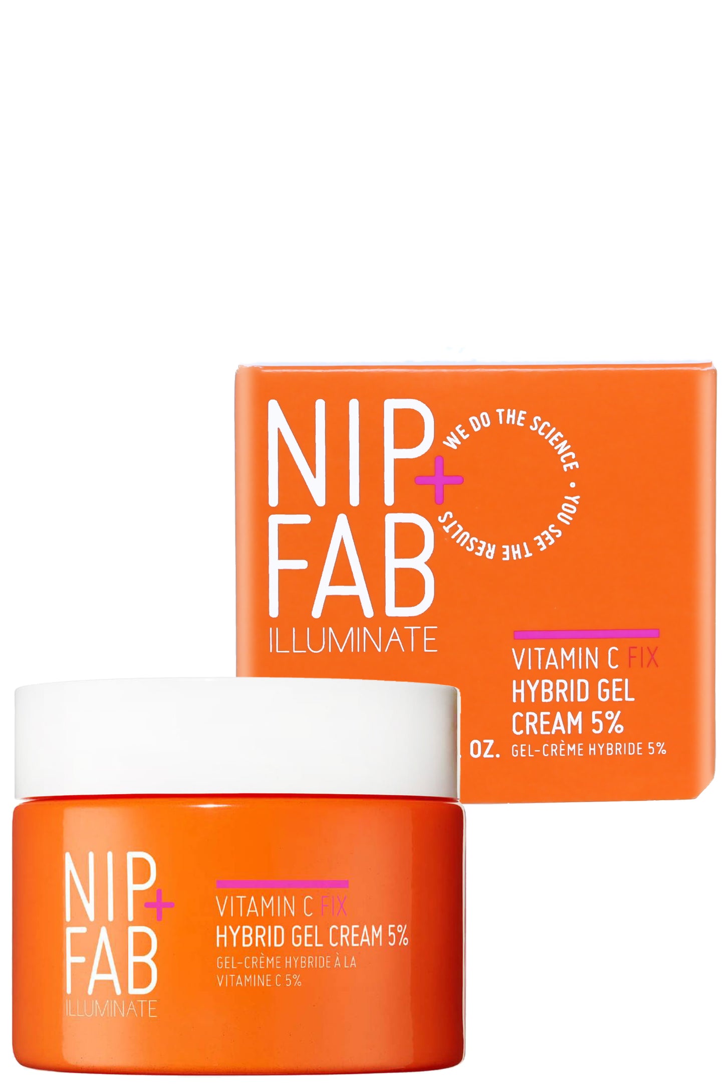 Nip Fab Vitamin C Hybrid Gel Cream Brightening Moisturizer With 5% Vitamin C Complex 50ml