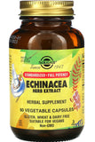 Solgar Echinacea Purple Coneflower 4% Echinacosides Standardized Immune Support 60 Vegetable Capsules