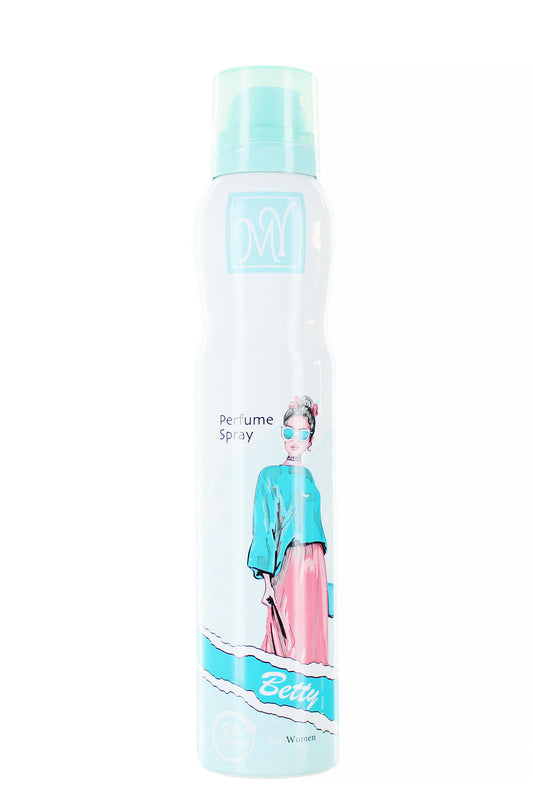 Soracosmetics My Perfume Spray Deodorant Women Betty Long-lasting Odor Protection Fresh Fragrance Quick-drying 200ml