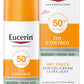كريم جل الحماية من الشمس للتحكم بالزيوت بعامل حماية Spf50+ من يوسرين مع أصباغ تقلل اللمعان للبشرة الحساسة - 50 مل