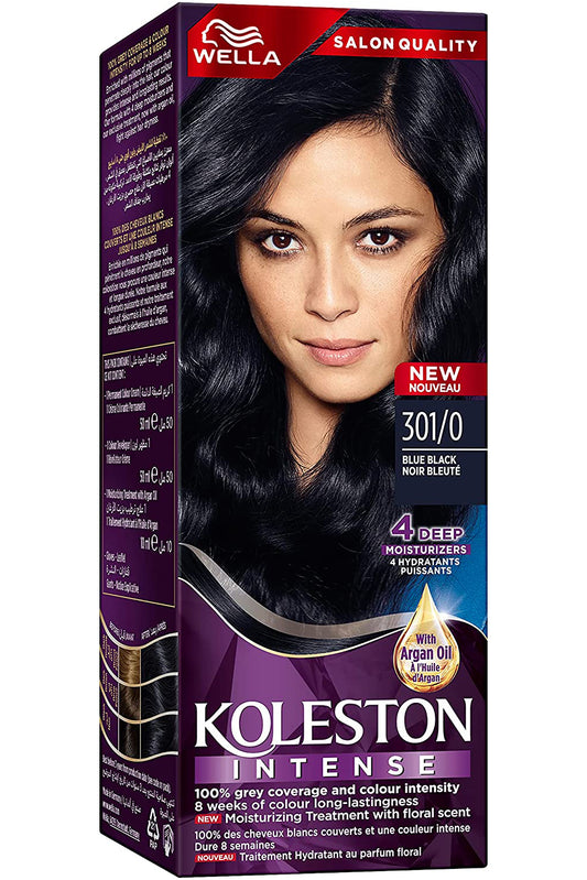 Wella Koleston Hair Color Kit Blue Black Grey Coverage Long-lasting 200ml