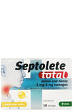 Septolete Total Lemon And Honey 3 Mg/1 Mg, 16 Lozenges, Blister Pack