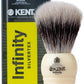 Kent Infinity Synthetic Shaving Brush - Super-soft Ergonomic Design For Ultimate Lathering Experience