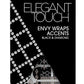 أغطية أظافر Elegant Touch Envy Accents - تصميم الألماس الأسود