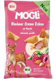Mogli Organic Raspberry Bites 30g - Gluten-free Wafer Pockets With Raspberry Cream And Almond Butter