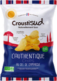 Croustisud Wavy Potato Crisps 100g - Classic, Finely Salted