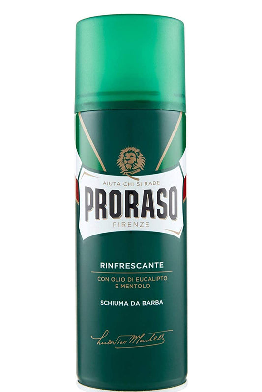 Proraso Shaving Foam Refreshing Eucalyptus & Menthol 50ml - Soothing Formula For Irritation-free Shave