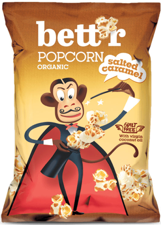 Smart Organics Bettr Popcorn Salted Caramel - Organic & Guilt-free, 60g