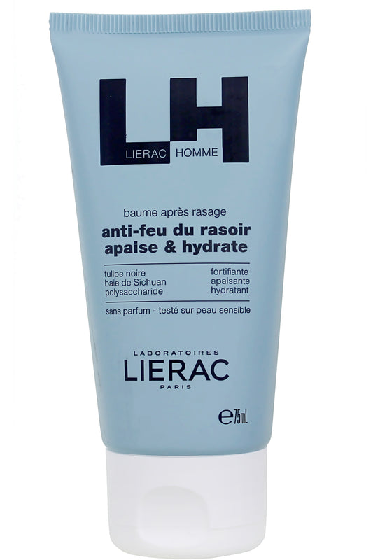 Lierac Men After-shave Balm 75ml - Soothing Balm For Post-shave Comfort