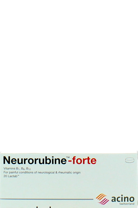 Neurorubine Forte 200 ملغ/50 ملغ/1 ملغ، 20 قرصًا مغلفًا بغشاء