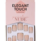 أظافر Elegant Touch Nude - أظافر بورسلين صناعية