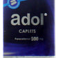 Adol 500 Mg, 24 Caplets, Blister Pack