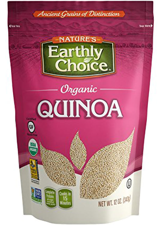 Nature's Earthly Choice Organic Quinoa 340g, Gluten-free, Nutty Flavor