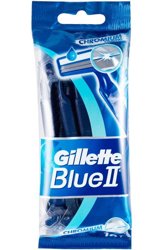 Gillette Blue Ii - 10 قطع لحلاقة بشفرتين بسيطة وفعالة