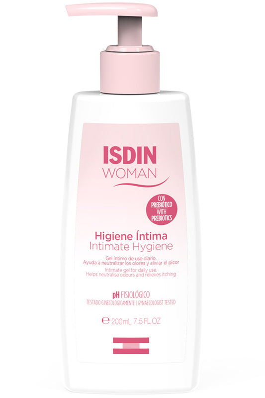 جل Isdin Women للعناية اليومية بالمنطقة الحميمة - عناية لطيفة يومية، يعادل الرائحة، درجة حموضة 5.5 - 200 مل