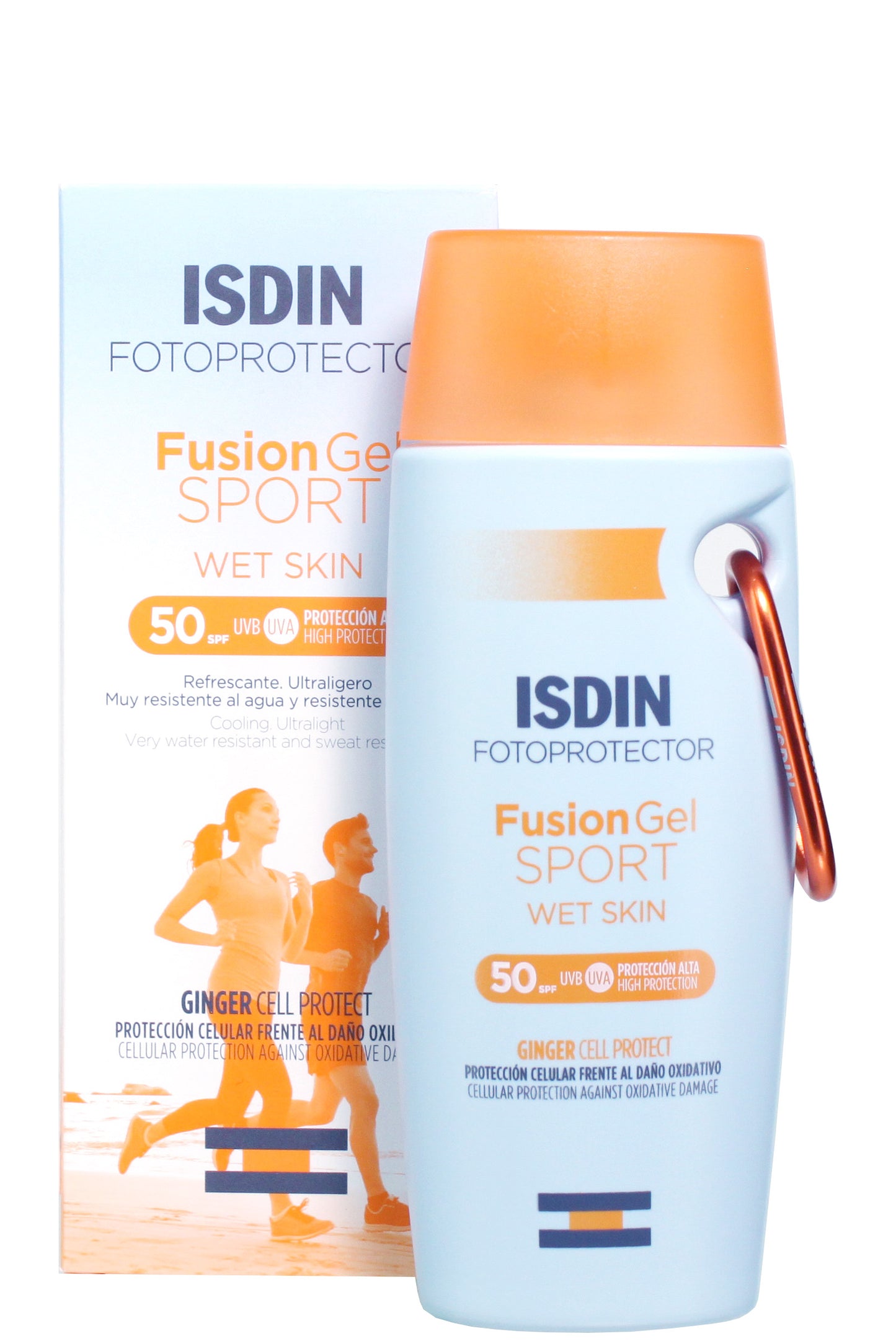 واقي الشمس ايسدين فوتوبروتيكتور فيوجن جل بعامل حماية 50+، منعش وغير دهني، 50 مل، سريع الامتصاص ومقاوم للماء